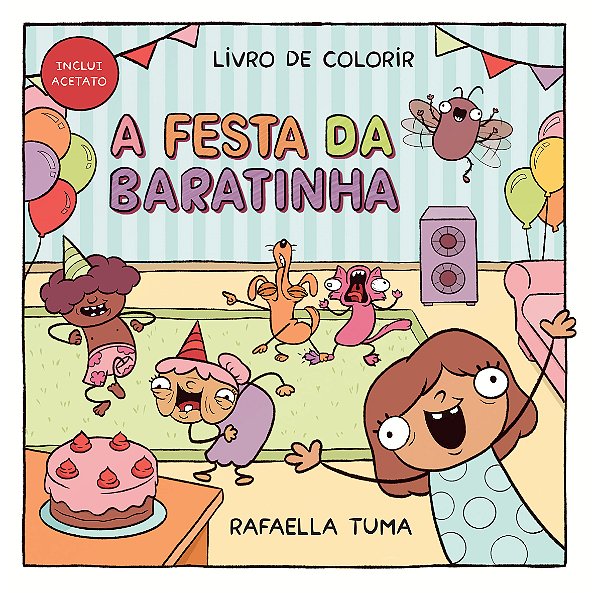 Livro A festa da Baratinha – Livro de colorir