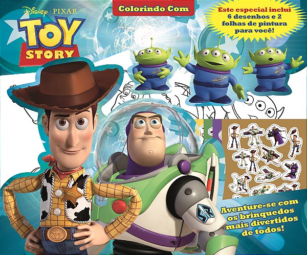 Livro Colorindo com Toy Story