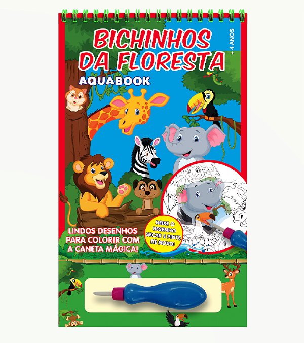 Livro Bichinhos da floresta - Aquabook