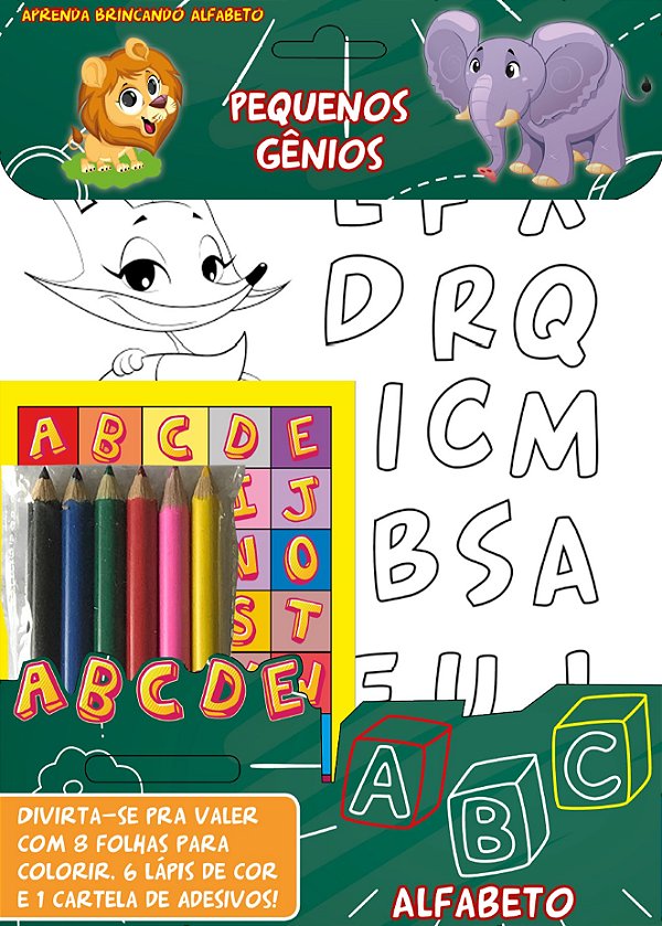 Livro Pequenos gênios - Alfabeto