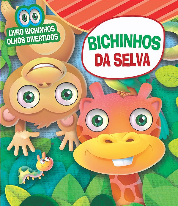 Livro Bichinhos olhos divertidos: bichinhos da selva