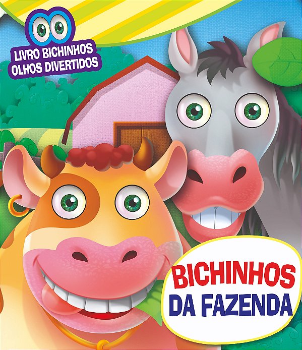 Livro Bichinhos olhos divertidos: bichinhos da fazenda