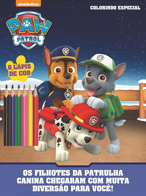 Livro Patrulha canina - Colorindo especial