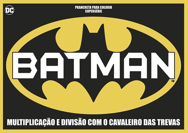 Livro Batman: prancheta para colorir- Supersérie