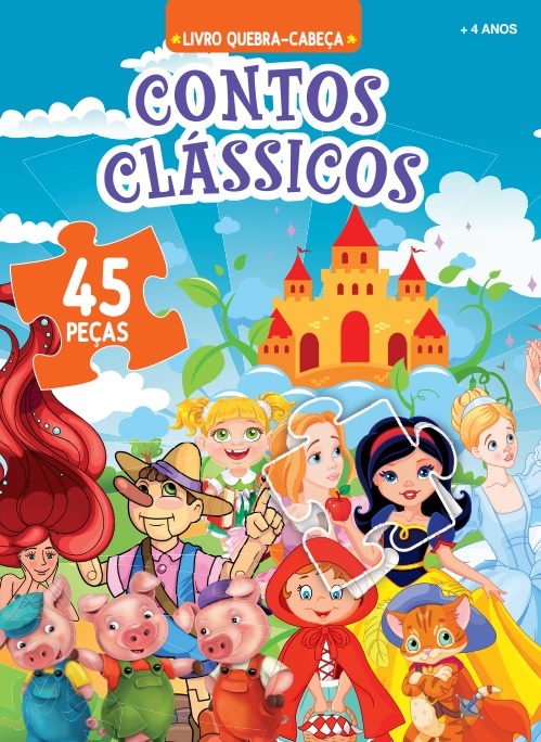 Livro Contos clássicos - Livro quebra-cabeça