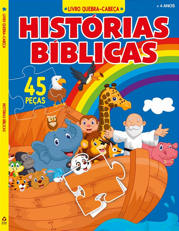 Livro Histórias bíblicas - Livro quebra-cabeça