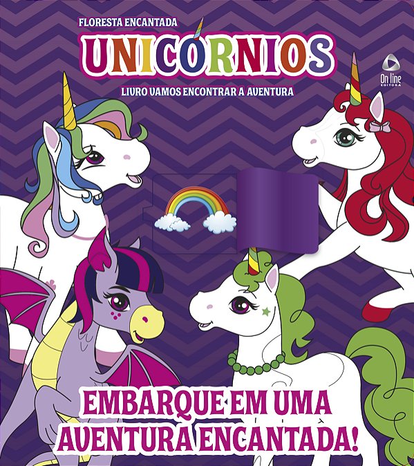 Livro Floresta encantada - Unicórnios: livro vamos encont...
