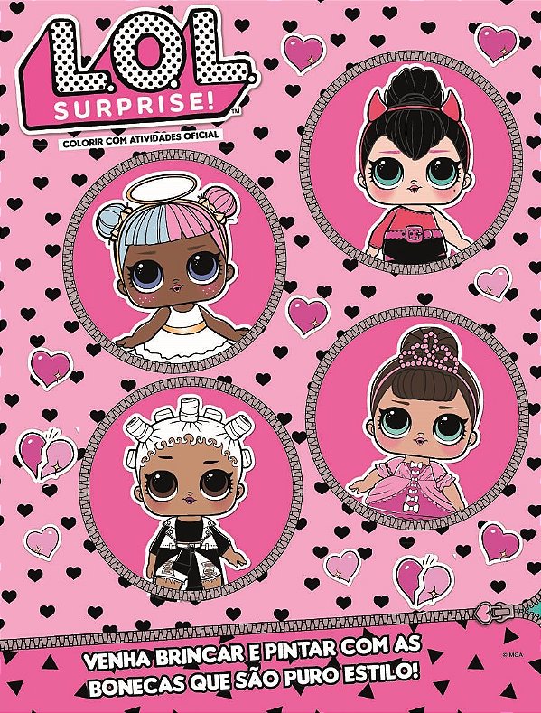 Livro L.O.L. Surprise!: colorir com atividades oficial