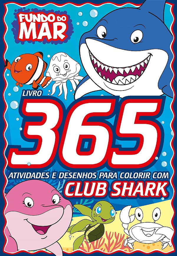 Livro Fundo do mar - Livro 365 atividades e desenhos para...