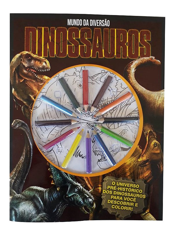 Livro Dinossauros - Mundo da diversão