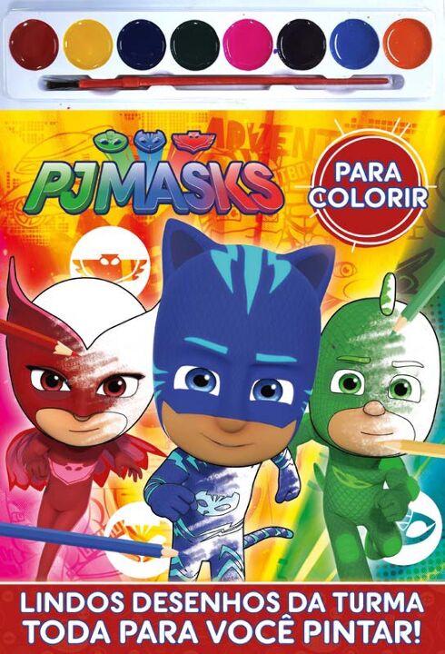 Livro Pj Masks: para colorir