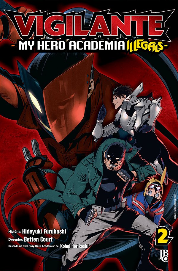 Livro Vigilante my hero academia illegals vol. 02