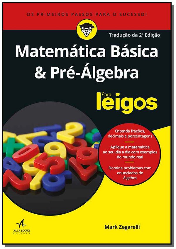 Livro Matemática básica e pré-álgebra para leigos