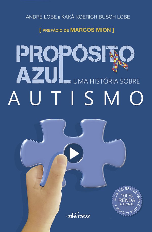 Livro Propósito azul: uma história sobre autismo