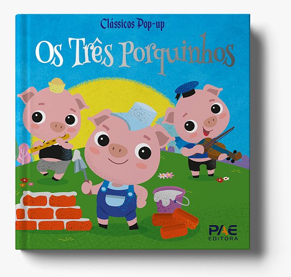 Livro Clássicos pop-up - Os três porquinhos