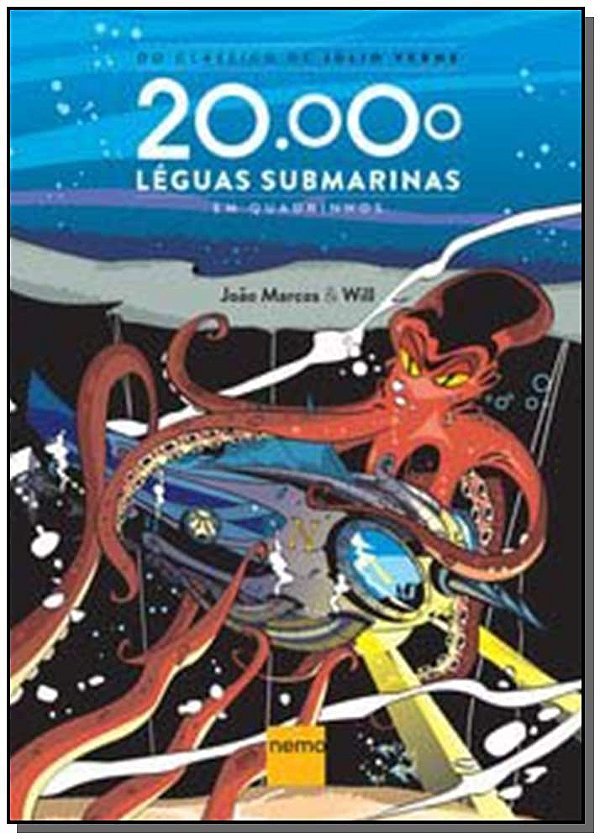 Livro 20.000 léguas submarinas em quadrinhos