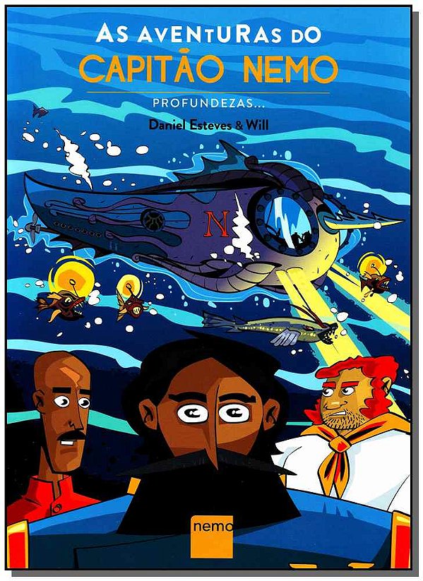 Livro As aventuras do capitão Nemo: Profundezas...