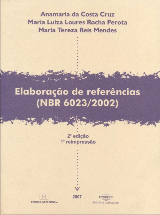 Livro Elaboração de referências (NBR 6023/2002)