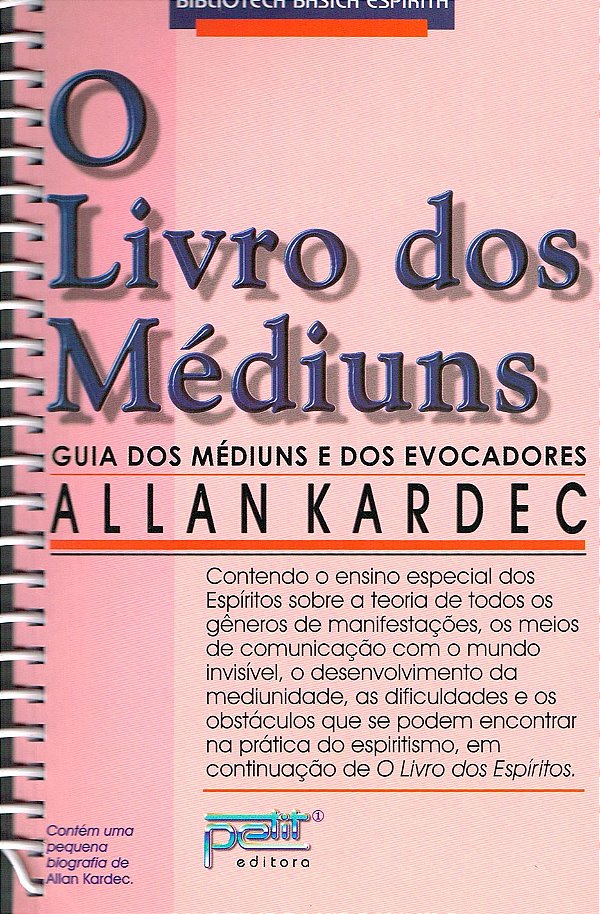Livro O livro dos médiuns - normal espiral