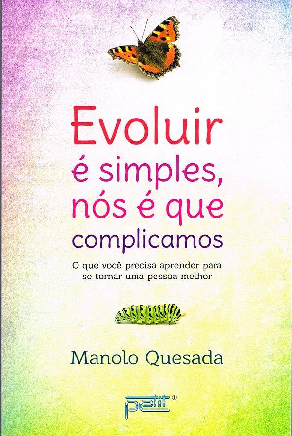 Livro Evoluir é simples, nós é que complicamos