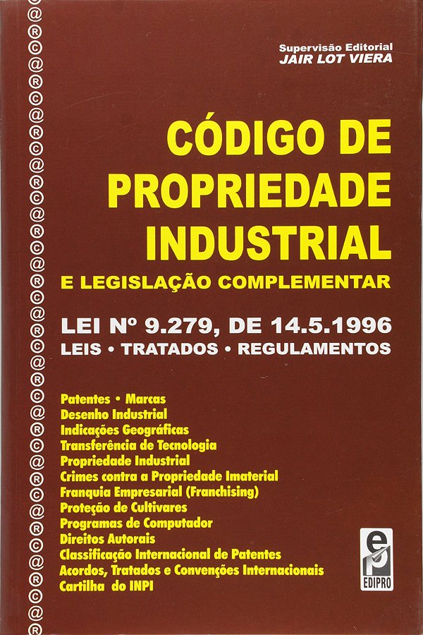 Livro Código de propriedade industrial