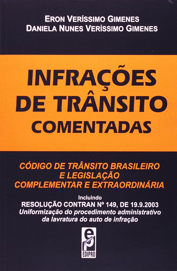Livro Infrações de trânsito comentadas