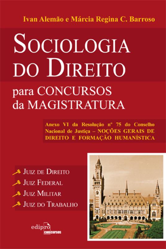 Livro Sociologia do direito para concursos da magistratur...