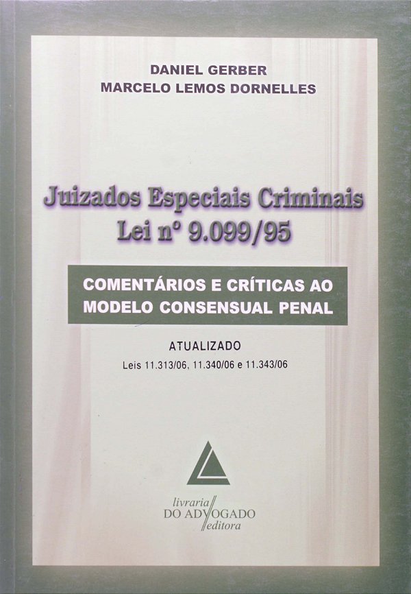 Livro Juizados Especiais Criminais - Lei Nº 9.099/95 - 01...