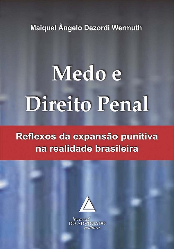 Livro Medo E Direito Penal - Reflexos Da Expansão Punitiv...