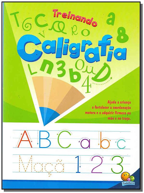 Livro Aprenda em casa Treinando: Caligrafia