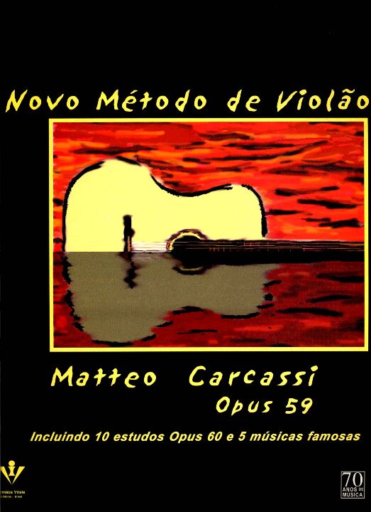Livro Novo método de violão - Op. 59: Incluindo 10 estudo...