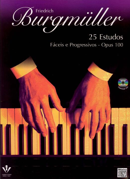 Livro 25 estudos - Op. 100: Fáceis e progressivos