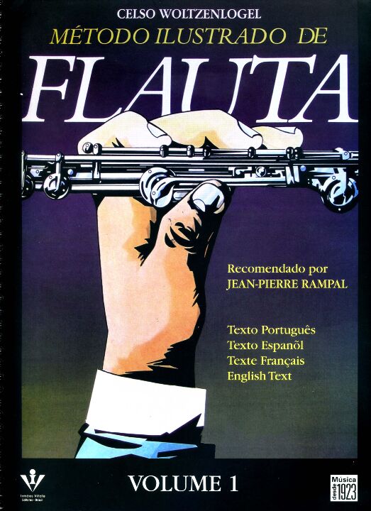 Livro Método ilustrado de Flauta - Volume 1