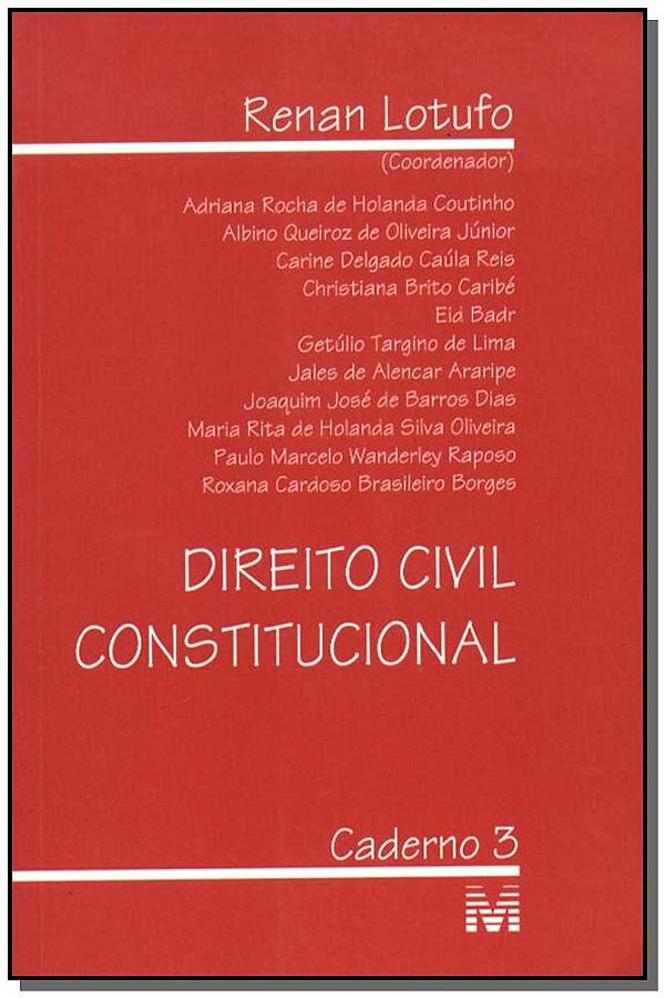 Livro Direito civil constitucional - 1 ed./2002