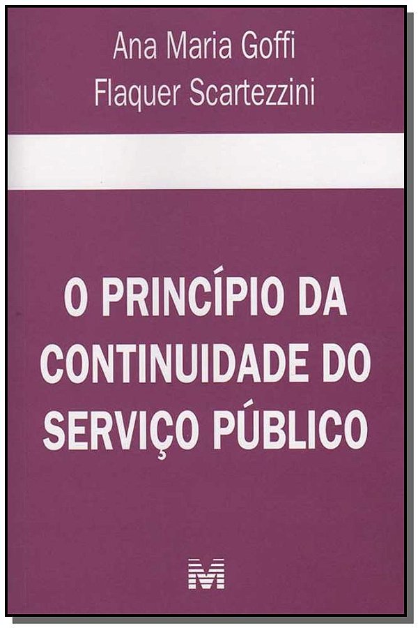 Livro O princípio da continuidade do serviço público - 1 ...