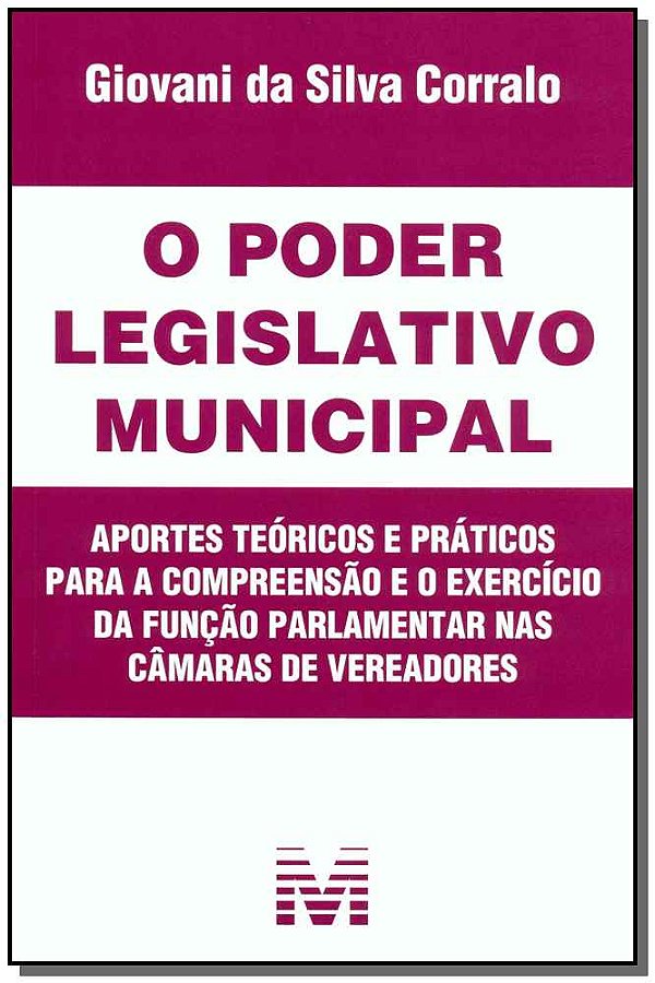 Livro Poder legislativo municipal - 1 ed./2008