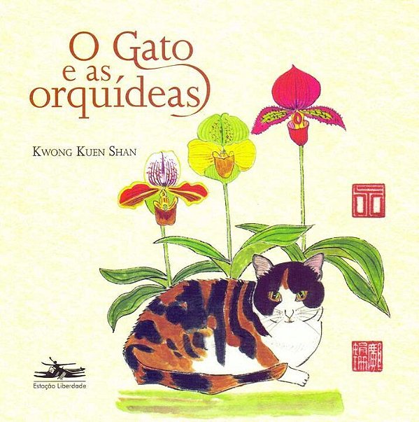 Livro O gato e as orquídeas