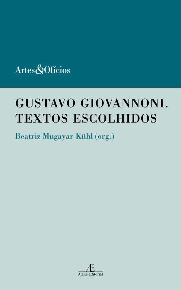 Livro Gustavo Giovannoni - Textos Escolhidos