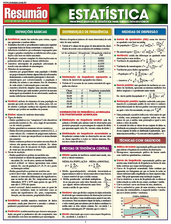 Livro Estatística