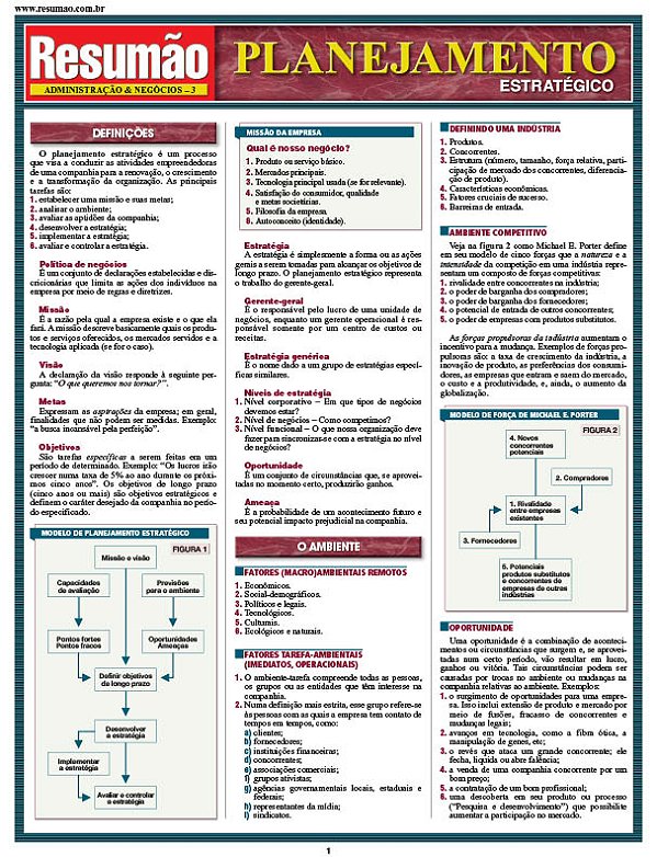 Livro Planejamento estratégico