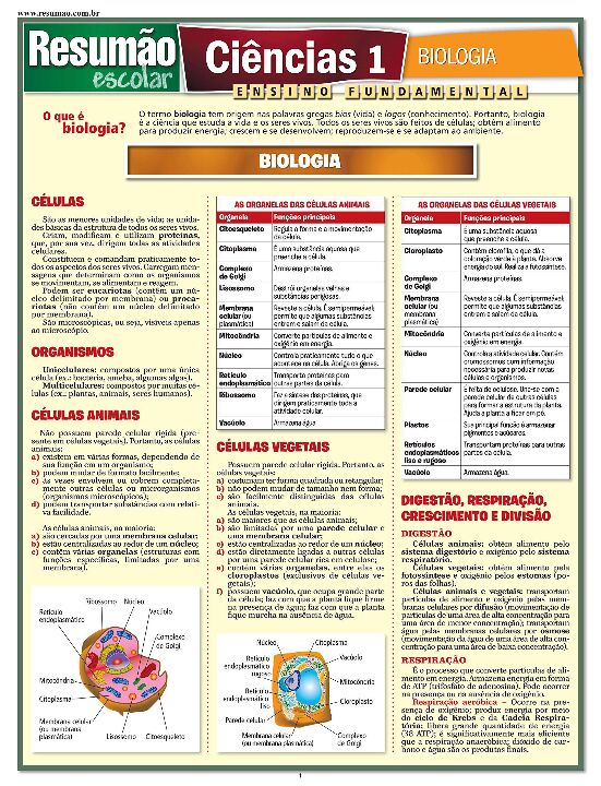 Livro Ciências 1 - Biologia