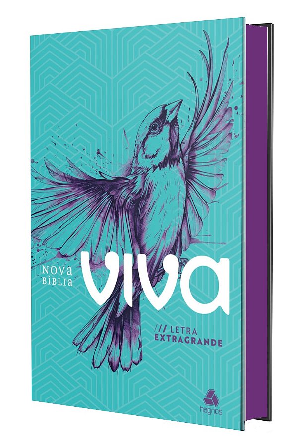 Livro Nova Bíblia Viva - Letra Extra Grande - Modelo Louv...