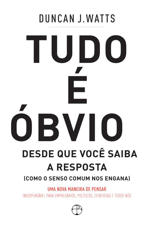 Livro Tudo é óbvio
