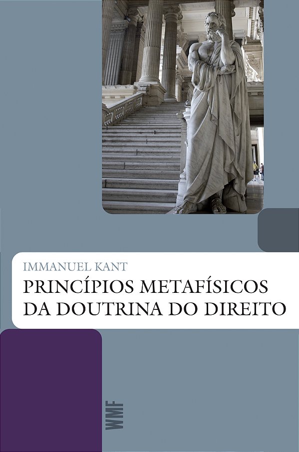 Livro Princípios metafísicos da doutrina do Direito