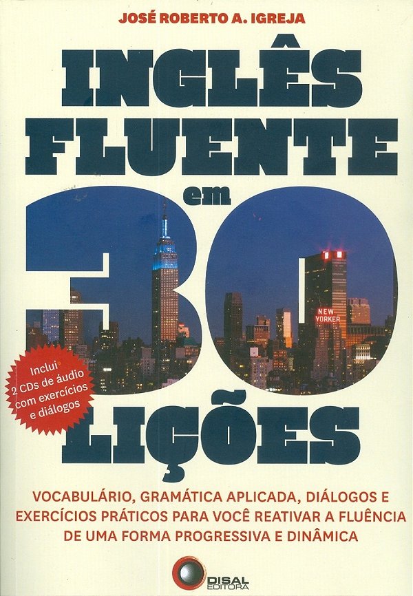 Livro Inglês fluente em 30 lições: Vocabulário, gramática...