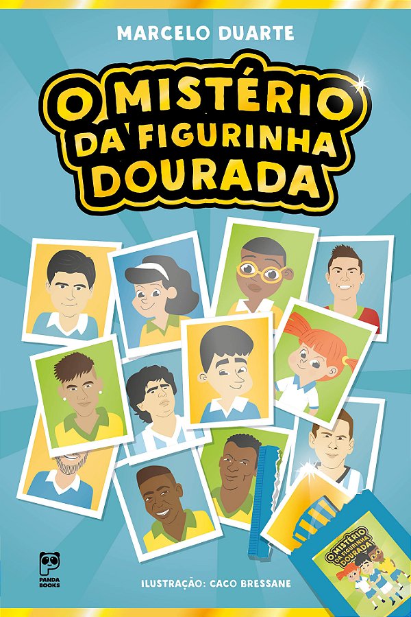 Livro O mistério da figurinha dourada