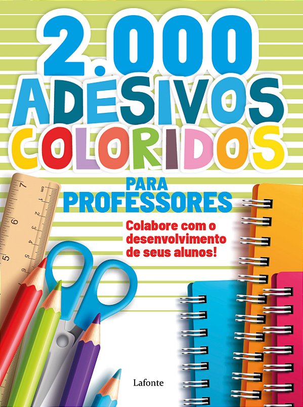Livro Adesivos coloridos para Professores: 2.000 adesivos...