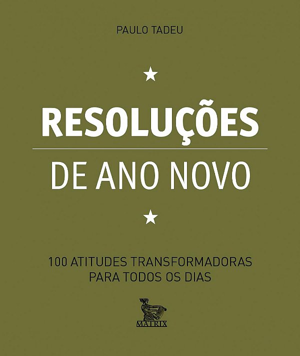 Livro Resoluções de ano novo
