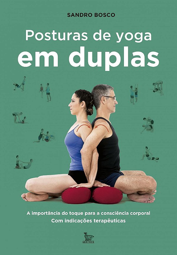 Livro Posturas de yoga em duplas