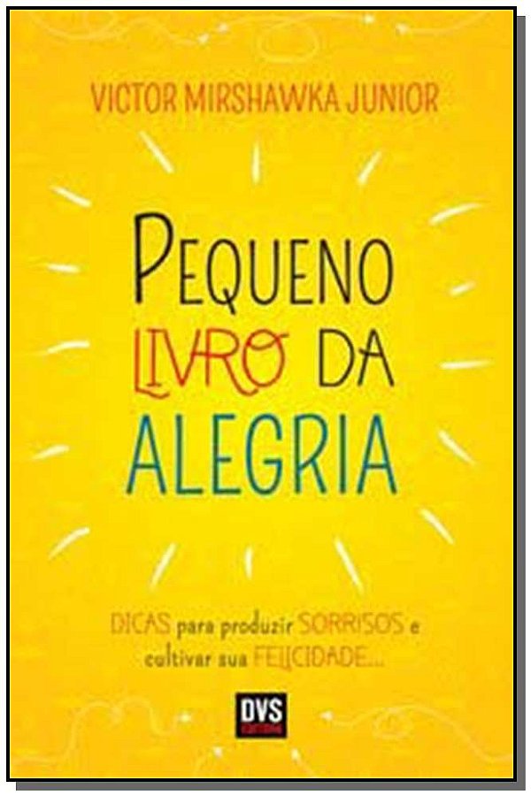 Livro Pequeno Livro da Alegria